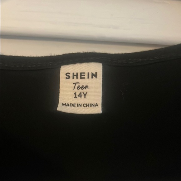 SHEIN Black Tank with Blue Star Pattern - Picture 3 of 3